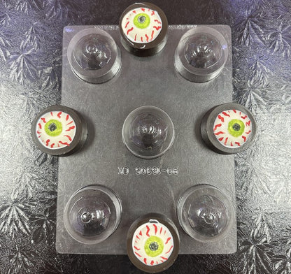 Vintage Halloween Eyeball Chocolate Covered Cookie Mold | Retired CK Design
