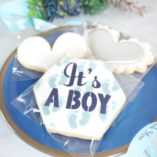 It’s a Boy Baby Shower Cookie Stencil