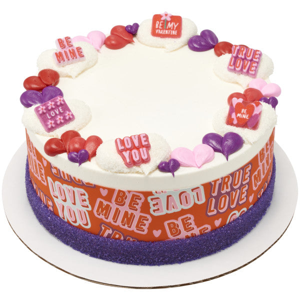 Edible Decoration Sweet Valentine Assortment 10 Count