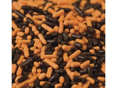 Sprinkles Orange Black 4oz