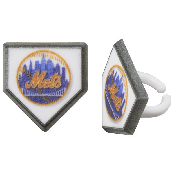 New York Mets Cupcake Toppers 12 Count