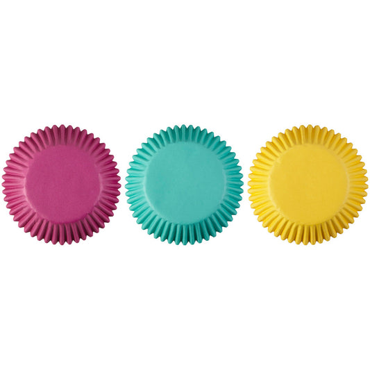 Cupcake Liners Standard 3 Jewel Colors 75-Count
