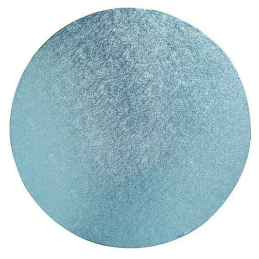 Light Blue Round Cake Drum 1/2 Inch Thick 12"