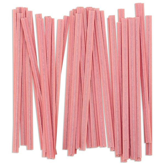 Twist Ties:  Pink 100 Pkg