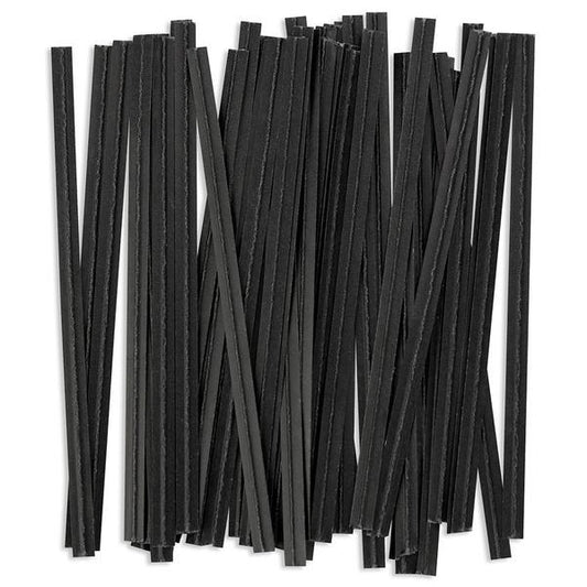 Twist Ties: Black 100 Pkg