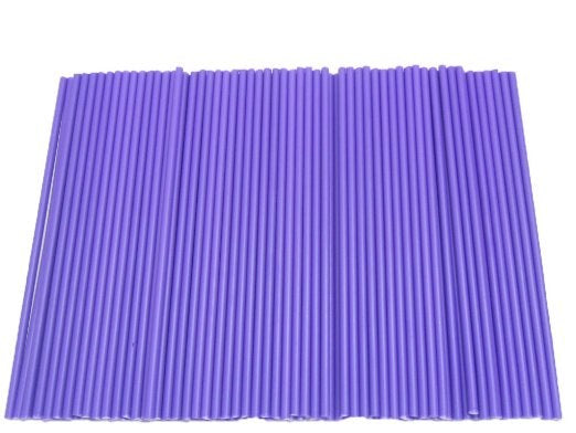 Lollipop Sticks 4 1/2in  Purple 50pk