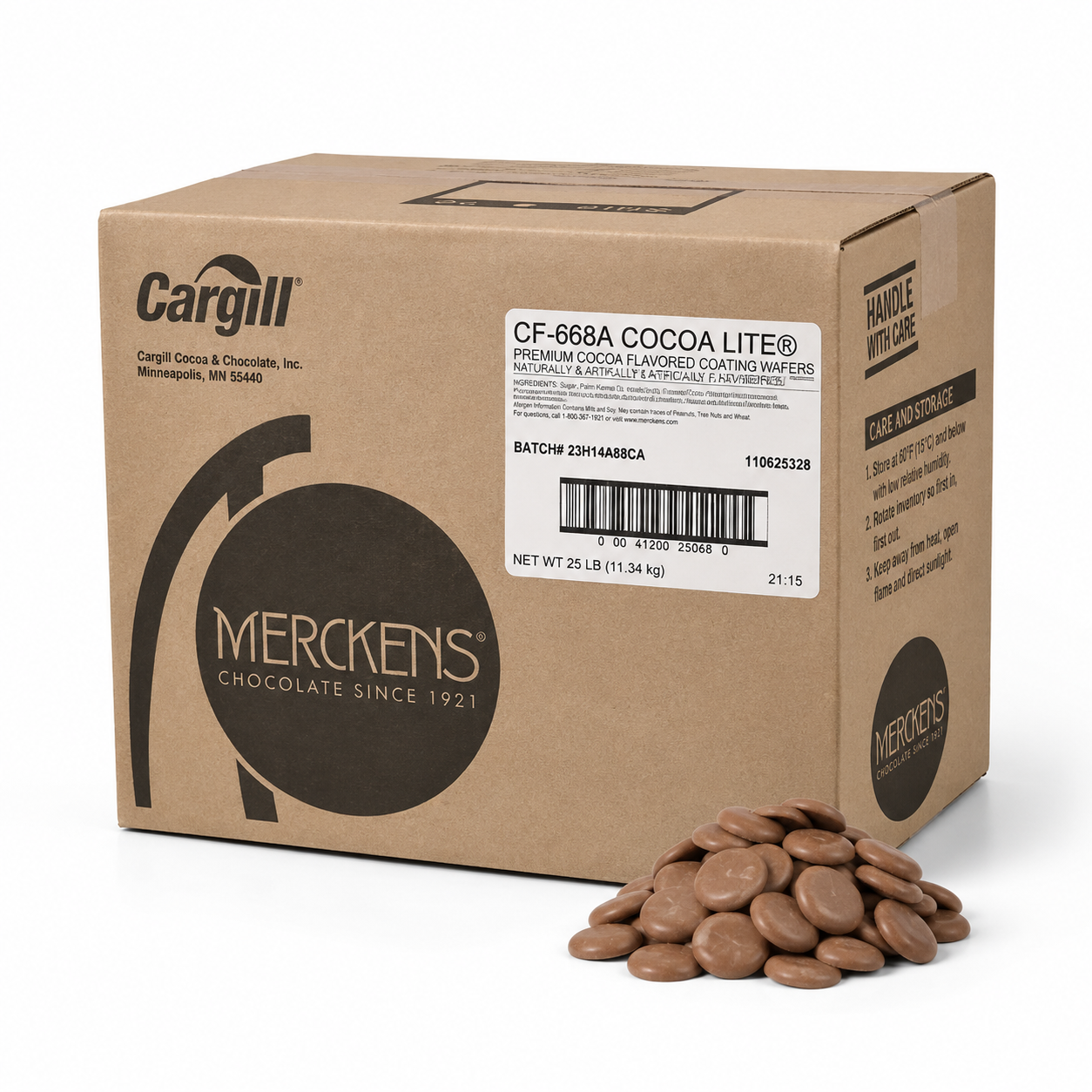 Merckens Chocolate Wafers - Milk Chocolate