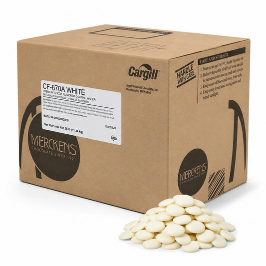Merckens Chocolate Wafers - White