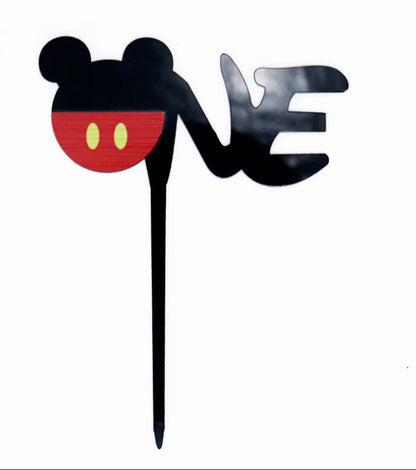 Mickey Mouse One Cake Topper