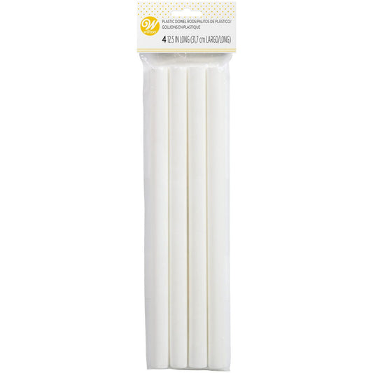 Cake Dowel Rod Plastic 4 Piece