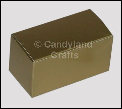 Box Plain Mini Gold Luster 5pk