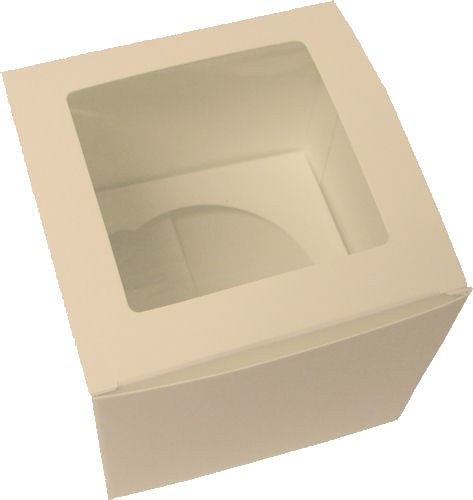 Single White Cupcake Box 5pk