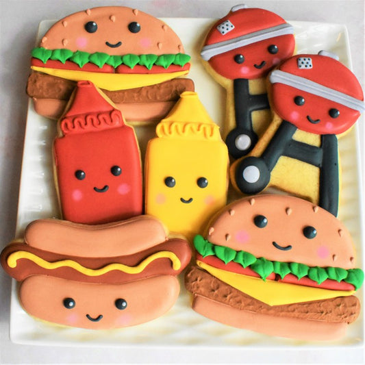 American Tradition Cookie Cutters 3.5  Hamburger Cookie Cutter