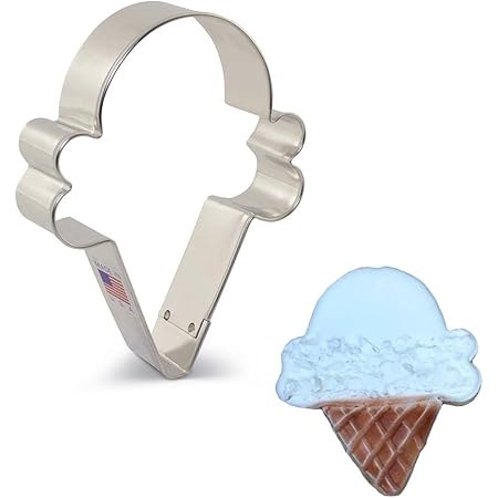 American Tradition Cookie Cutters 4  Ice Cream Cookie Cutter