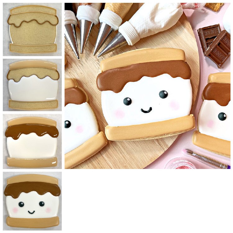 American Tradition Cookie Cutters 3.5  S'more Cookie Cutter