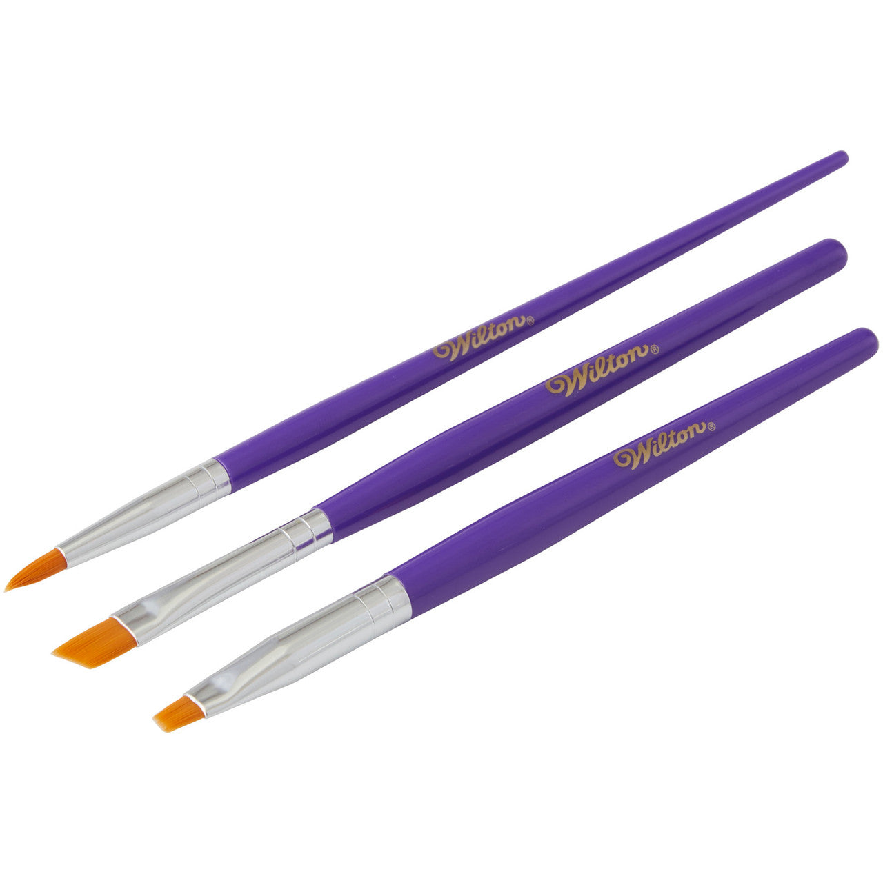Cake and Cookie Decorating Brush Set, 3-Piece