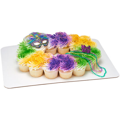 Ultimate King Cake Party Bundle – Mardi Gras Decorating Kit with Sugars, Beads & Baby