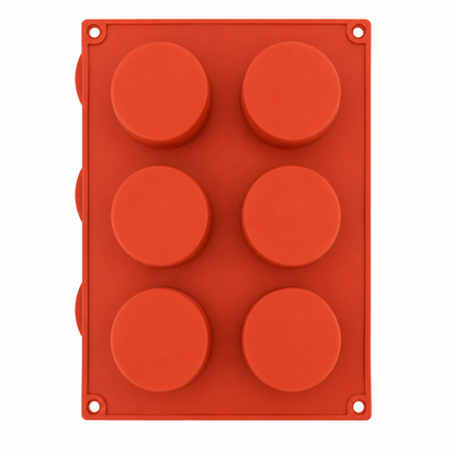 Oreo Mold | 6 Cavity Chocolate Covered Silicone Sandwich Cookie Mold
