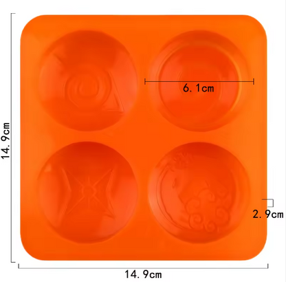 Sandwich Cookie Silicone Mold Assorted Designs