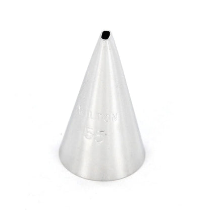 Writing, Outlining & Oval Details Piping Tip - Wilton #55 Oval - Stainless Steel Cake Decorating Tip