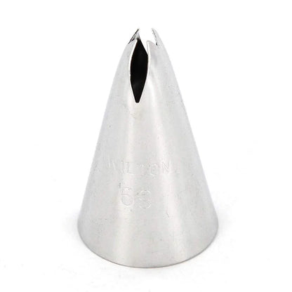 Leaves, Vines & Ruffled Floral Accents Piping Tip - Wilton #69 Leaf - Stainless Steel Cake Decorating Tip