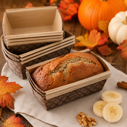 Mini Loaf Pans – Disposable Paper Baking Pans, 5 Count