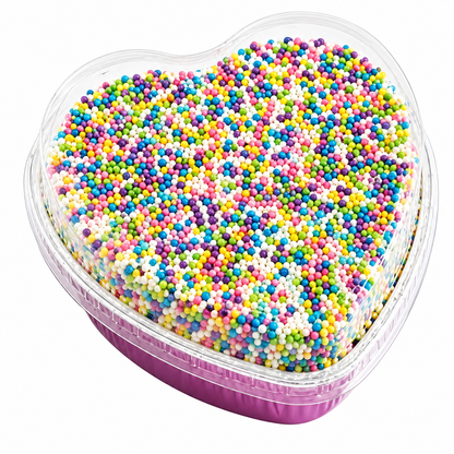 Heart-Shaped Foil Baking Cups, 12 Count | Pink