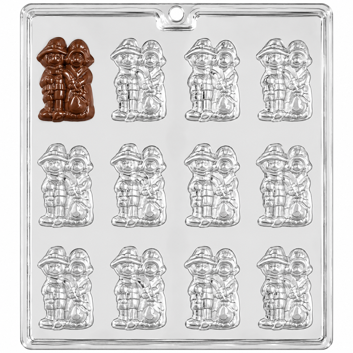 Pilgrim Couple Thanksgiving Chocolate Candy Mold – 12 Cavity