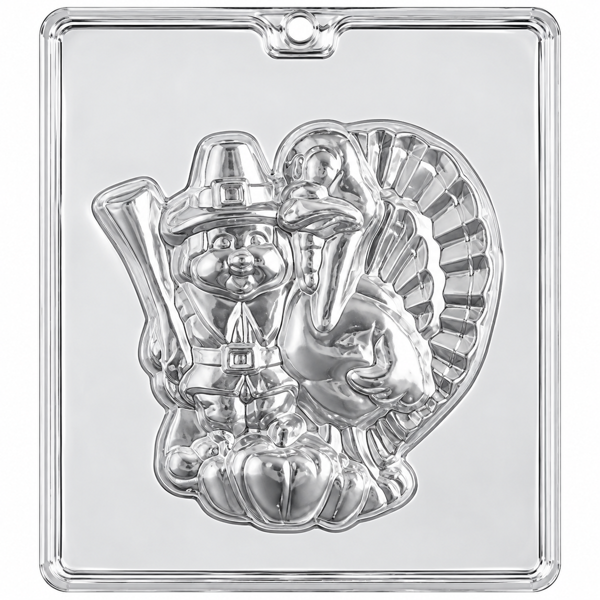 Pilgrim & Turkey Thanksgiving Chocolate Candy Mold