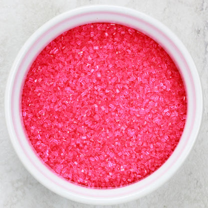 Pink Coarse Sugar Crystals