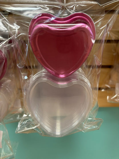 Heart-Shaped Foil Baking Cups, 12 Count | Pink