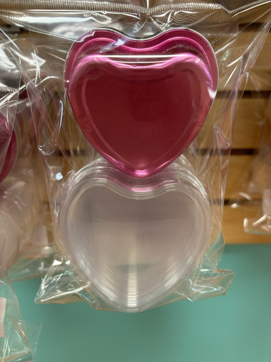 Heart-Shaped Foil Baking Cups, 12 Count | Pink