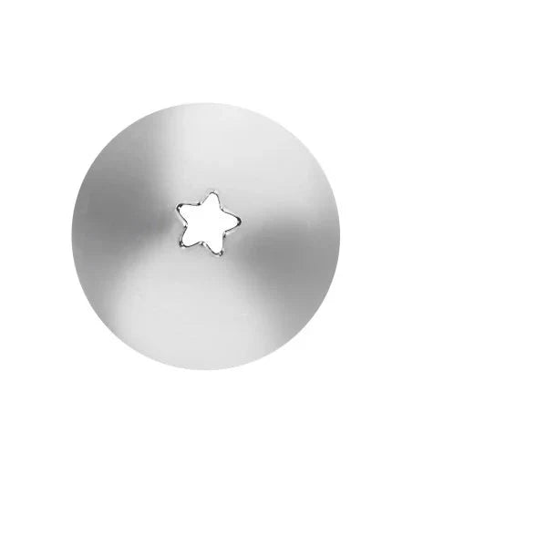 Small Stars & Detail Piping Tip #14 - Bakery Crafts Stainless Steel Open Star Decorating Tube