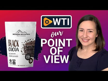 Black Cocoa Powder 8 oz – Ultra Dark Dutch Process Cocoa for Halloween Baking, Black Buttercream, Cookies, Cakes & Brownies