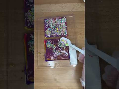 Happy Springtime Chocolate Bar Mold 2 Cavity