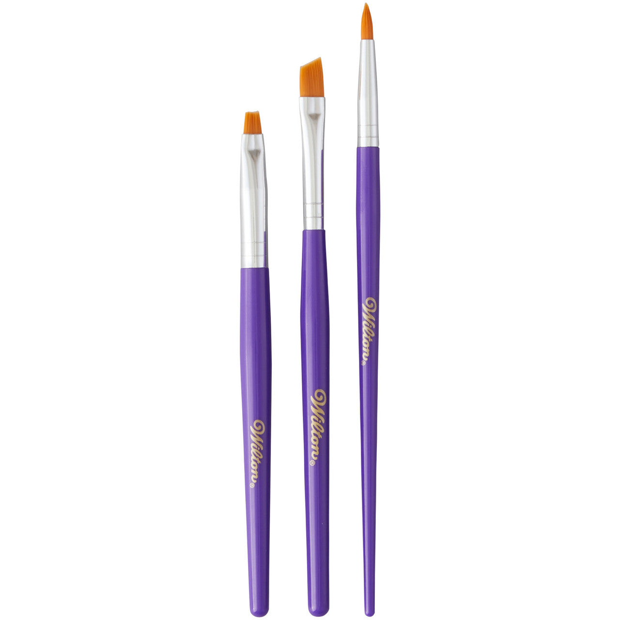 Cake and Cookie Decorating Brush Set, 3-Piece