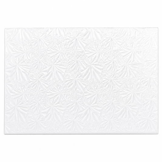 Quarter Sheet Cake Drum 1/2 Inch Thick White
