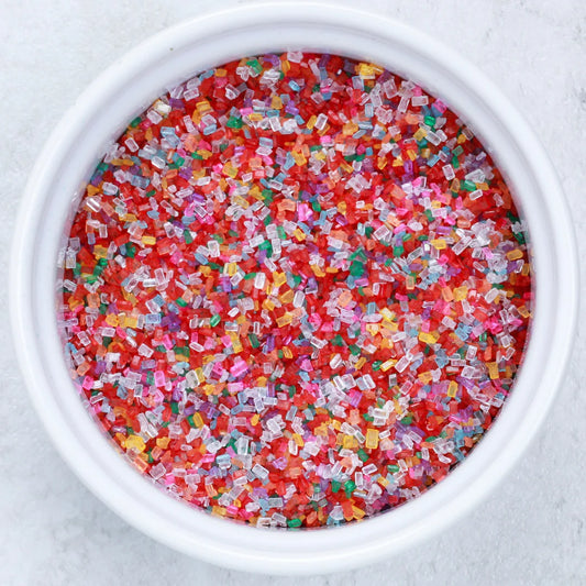 Rainbow Coarse Sugar Crystals