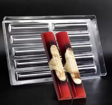 Breakable Chocolate Bar Mold – 10 Cavity Candy Bar Mold