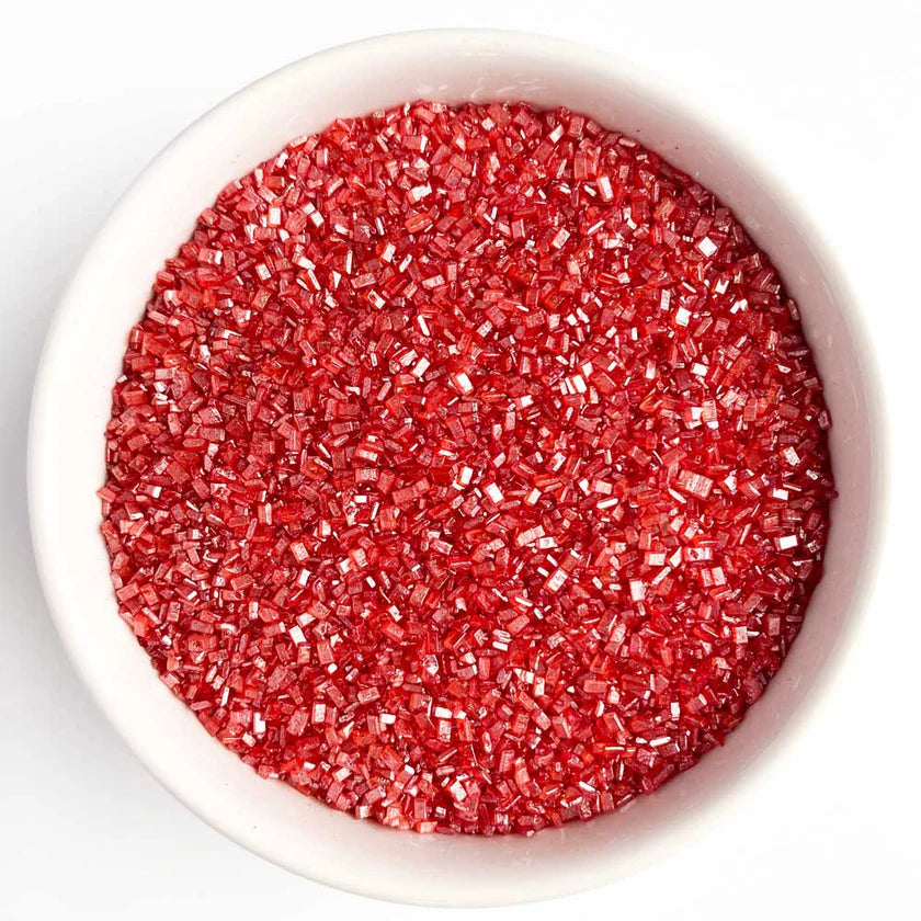Red Coarse Sugar Crystals