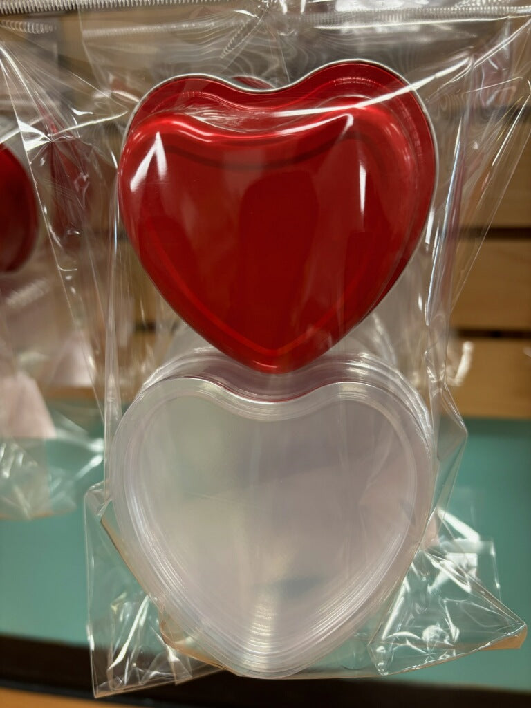 Heart-Shaped Foil Baking Cups, 12 Count | Red