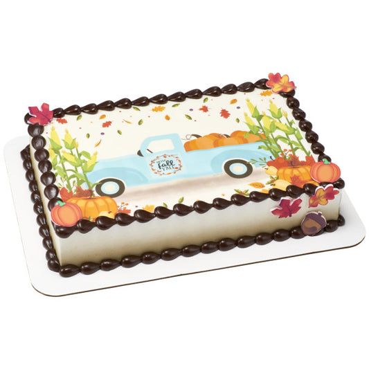 Edible Decorations Pumpkins, Leaves & Acorns 12 Count