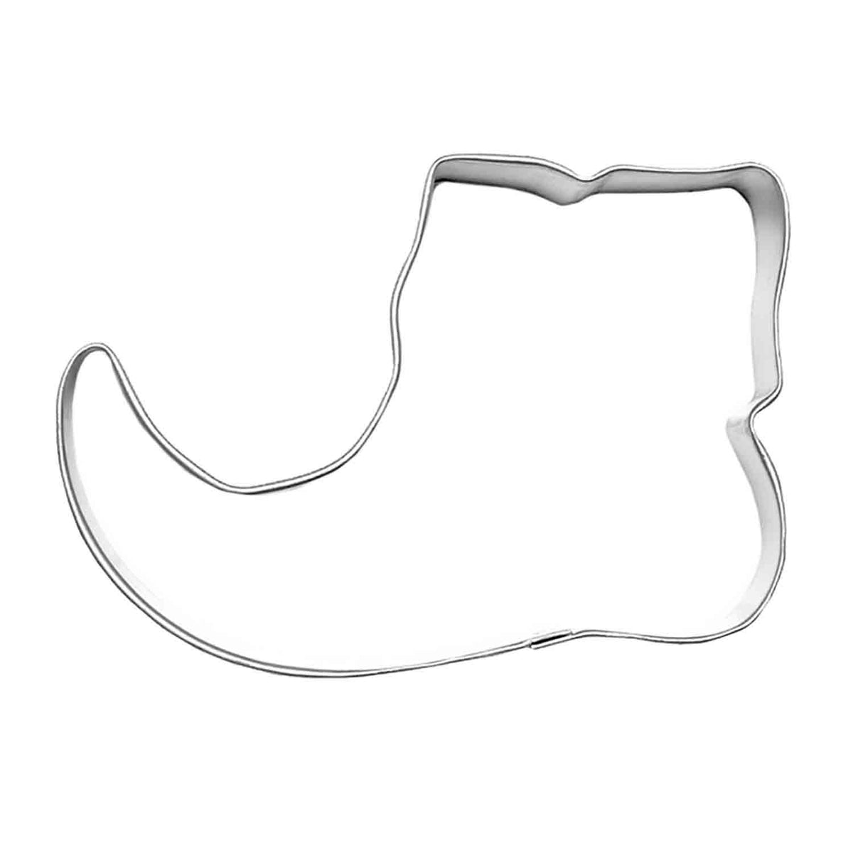 Elf Shoe Cookie Cutter – 3.5-Inch Tin-Plated Steel Christmas Cutter ...