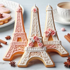Eiffel Tower Cookie Cutter 4.5in