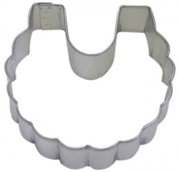Baby Bib Cookie Cutter 3in