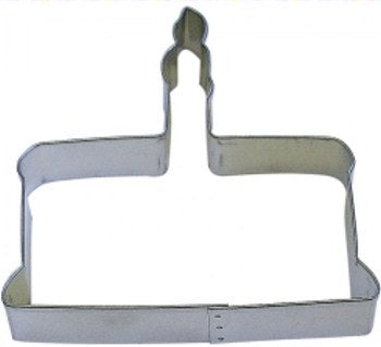 Cake And Candle Cookie Cutter 4in