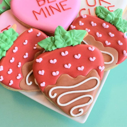 Strawberry Cookie Cutter 2.5in