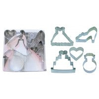 Bridal 5pc Cookie Cutter Set