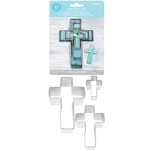 Cross Cookie Cutter 3pc Set