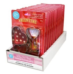 Valentine Cookie Cutter 4pc